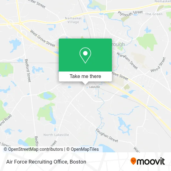 Air Force Recruiting Office map