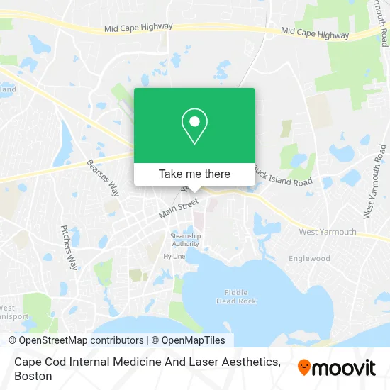 Cape Cod Internal Medicine And Laser Aesthetics map