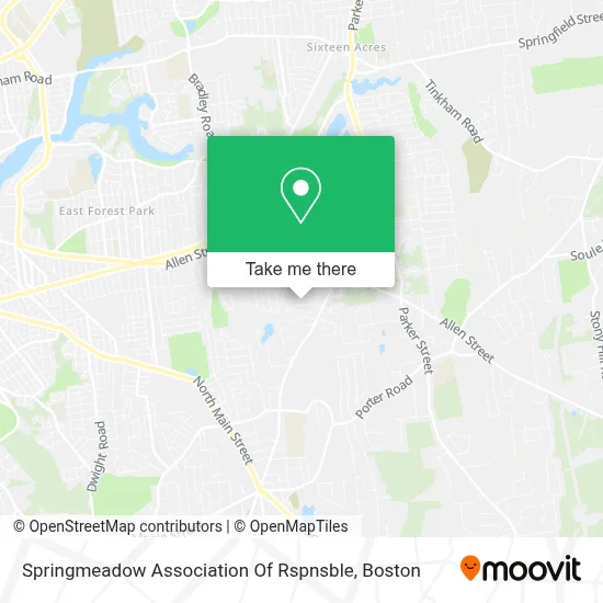 Springmeadow Association Of Rspnsble map