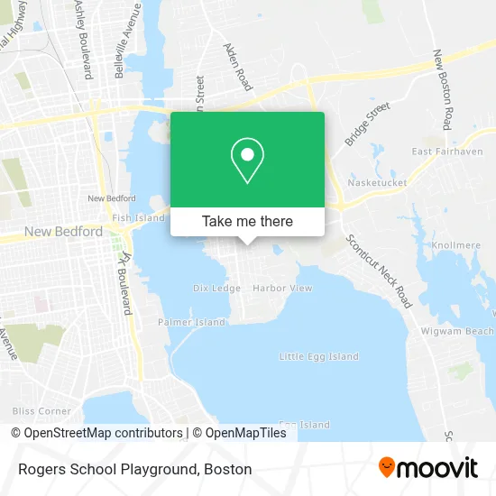 Rogers School Playground map