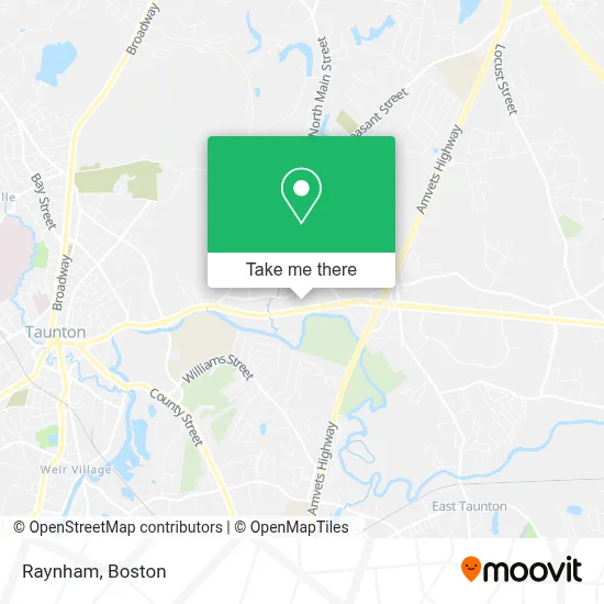 Raynham map