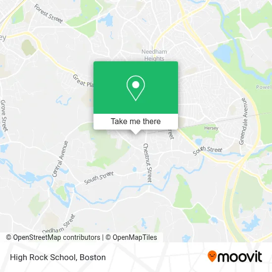 High Rock School map