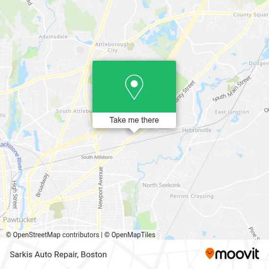 Sarkis Auto Repair map