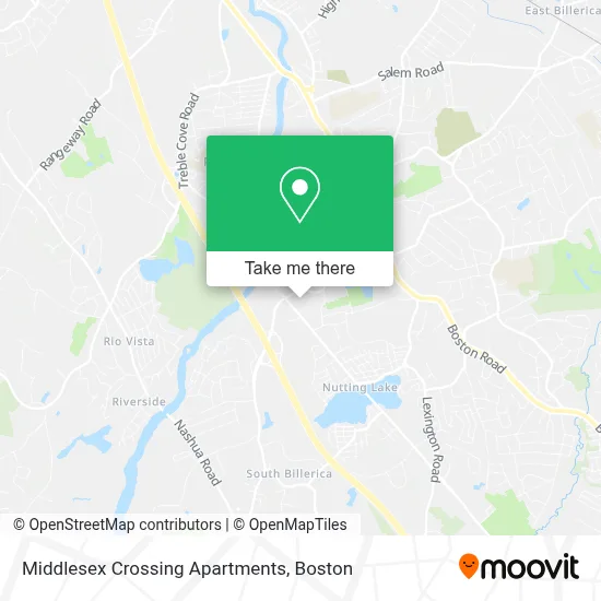 Middlesex Crossing Apartments map