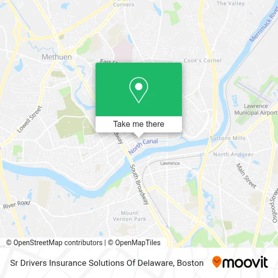 Sr Drivers Insurance Solutions Of Delaware map