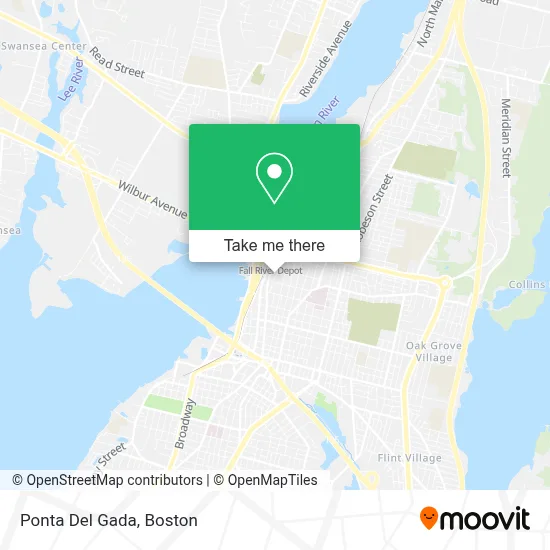Ponta Del Gada map