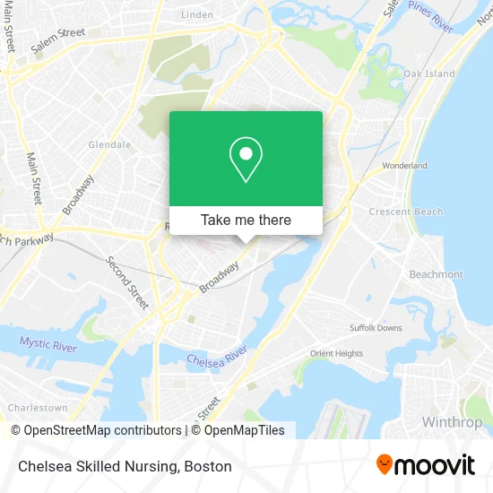 Chelsea Skilled Nursing map