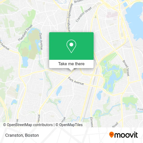 Cranston map