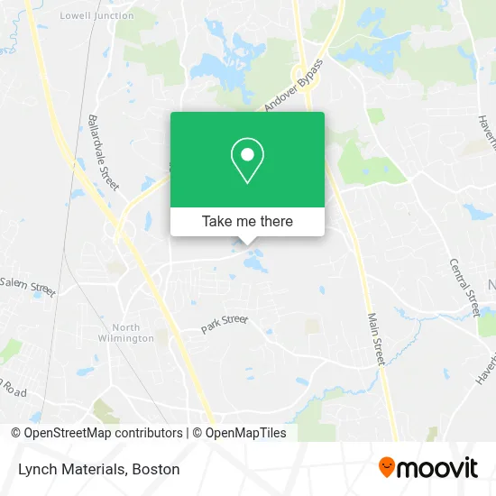 Lynch Materials map