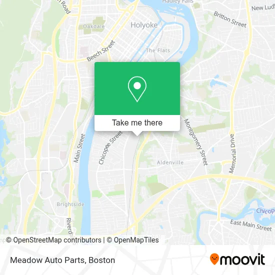 Meadow Auto Parts map