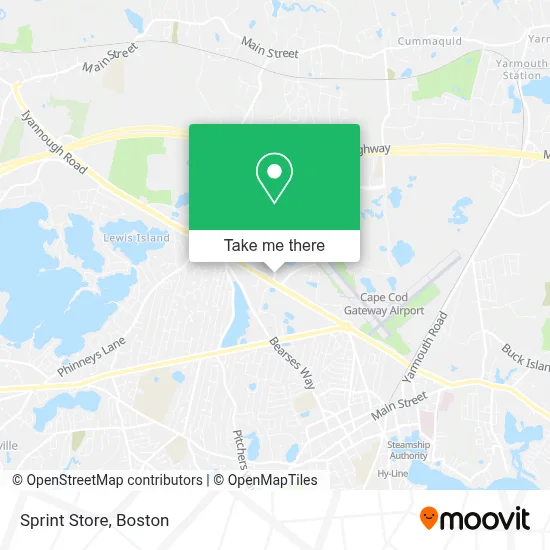 Sprint Store map