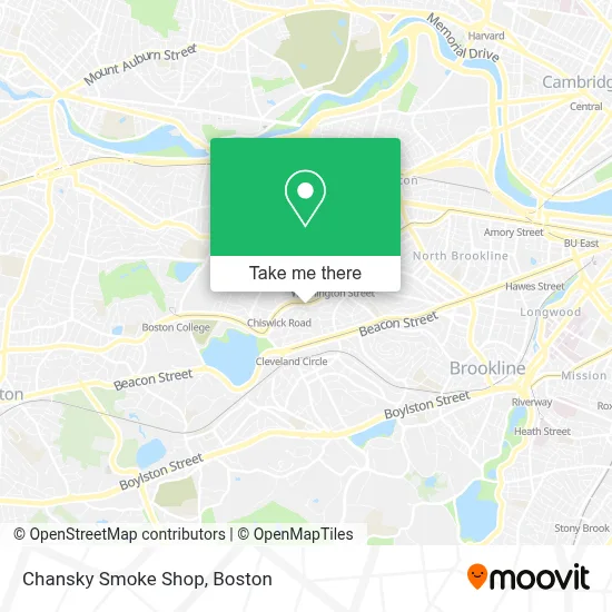 Chansky Smoke Shop map