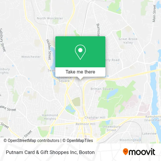 Putnam Card & Gift Shoppes Inc map