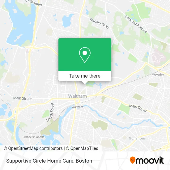 Supportive Circle Home Care map