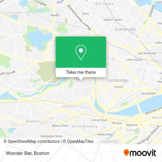 Wonder Bar map