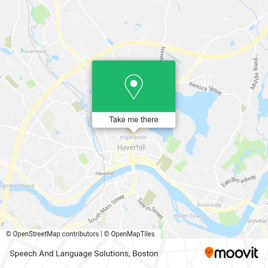 Speech And Language Solutions map