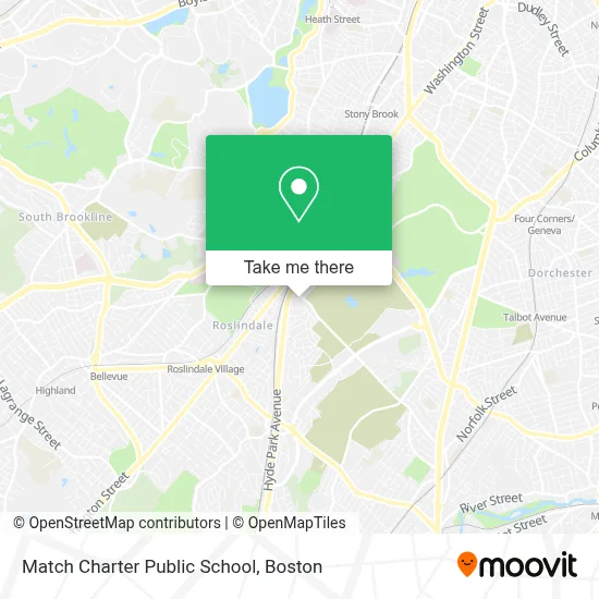 Match Charter Public School map