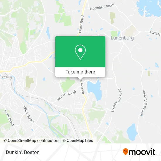Dunkin' map