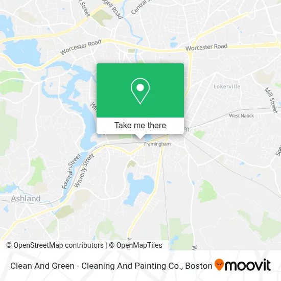 Clean And Green - Cleaning And Painting Co. map