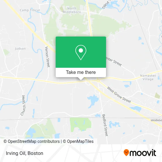 Irving Oil map