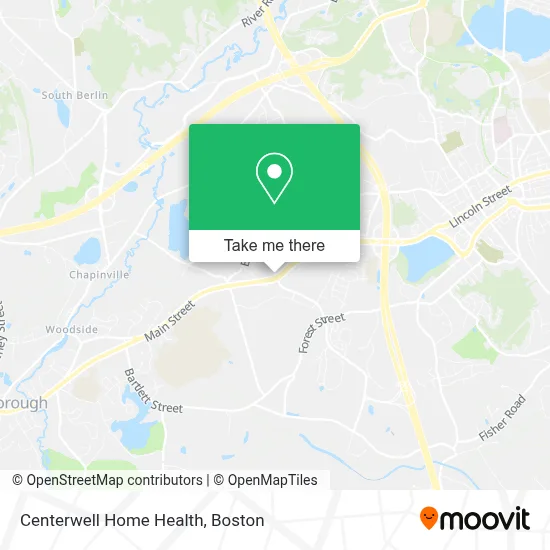 Centerwell Home Health map