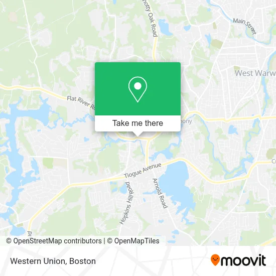 Western Union map