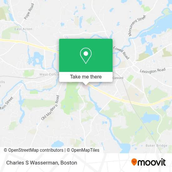 Charles S Wasserman map