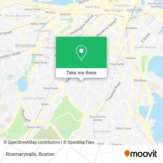 Rosmarynails map