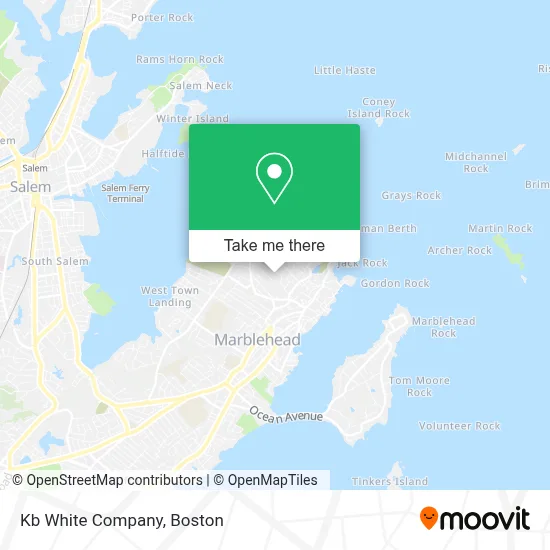 Kb White Company map