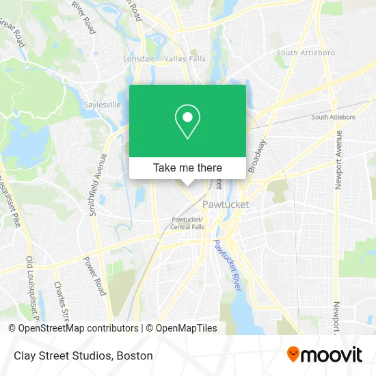 Clay Street Studios map