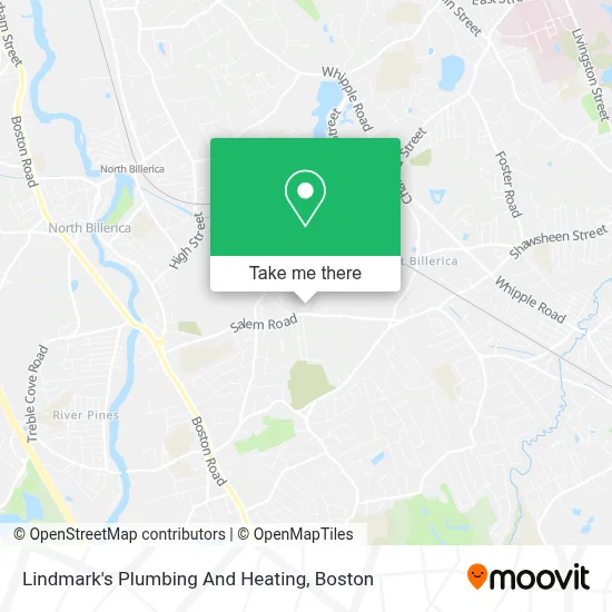 Lindmark's Plumbing And Heating map