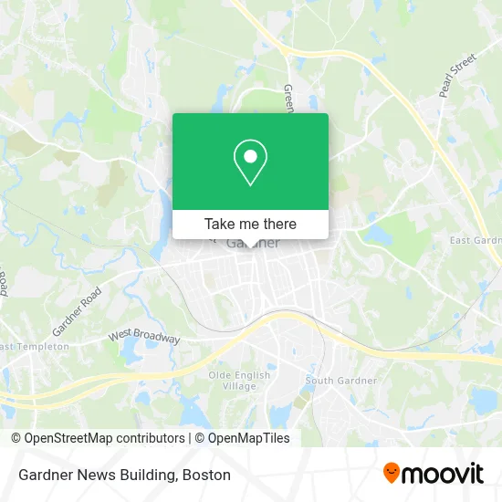 Gardner News Building map