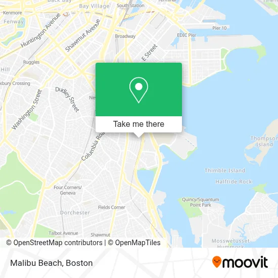 Malibu Beach map