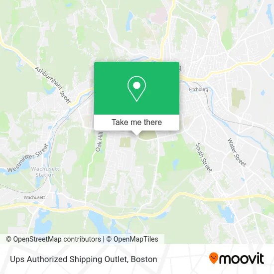 Ups Authorized Shipping Outlet map