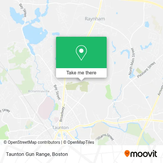 Taunton Gun Range map