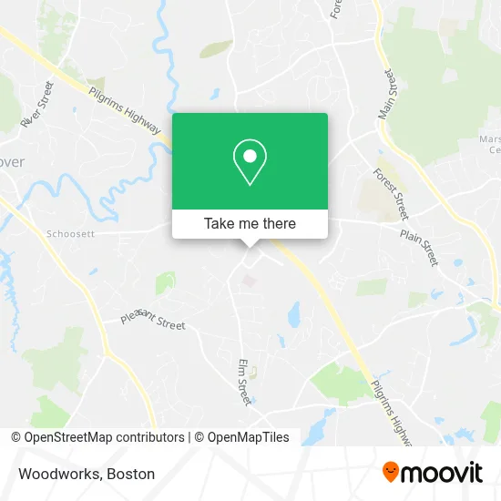 Woodworks map