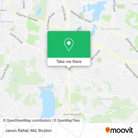 Jason Rahal, Md map
