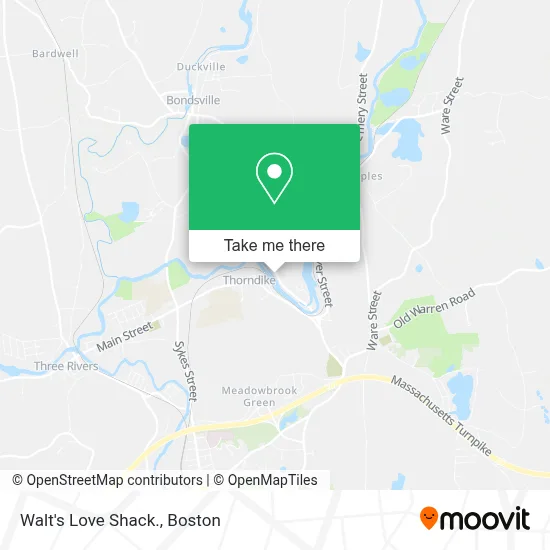 Walt's Love Shack. map