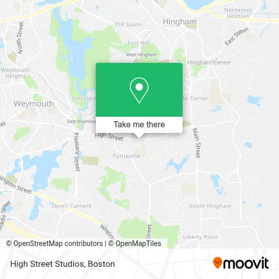 High Street Studios map