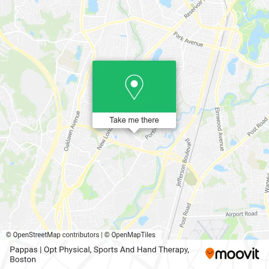 Pappas | Opt Physical, Sports And Hand Therapy map