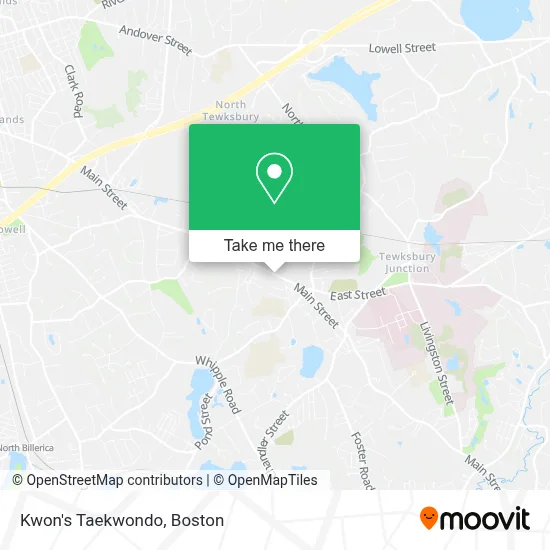 Kwon's Taekwondo map