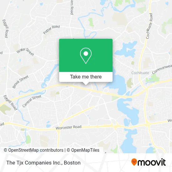 The Tjx Companies Inc. map