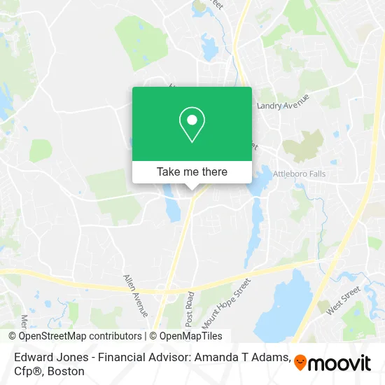 Edward Jones - Financial Advisor: Amanda T Adams, Cfp® map