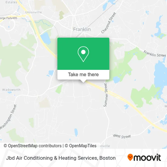 Jbd Air Conditioning & Heating Services map
