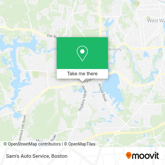 Sam's Auto Service map