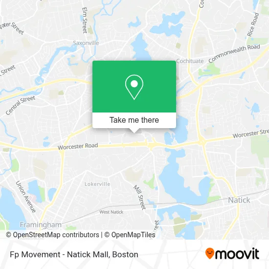 Fp Movement - Natick Mall map