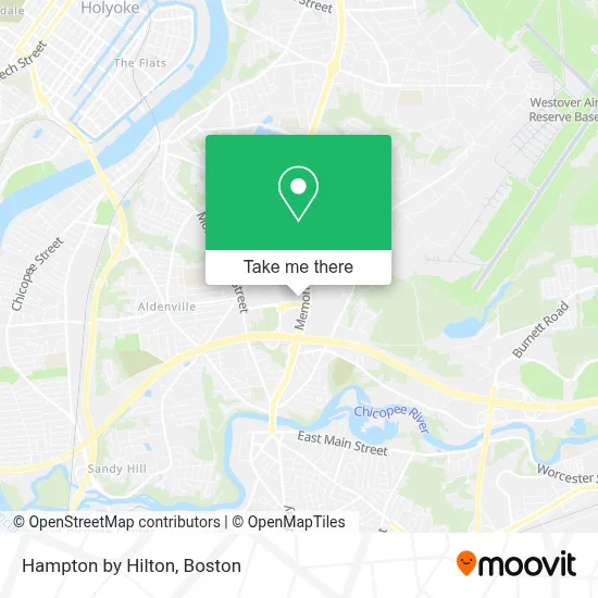 Hampton by Hilton map