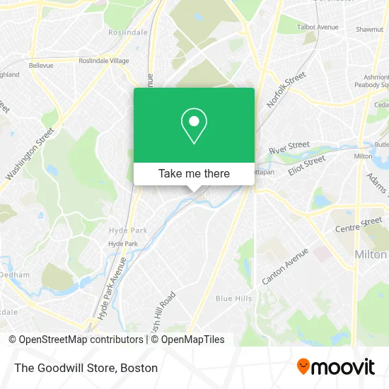 The Goodwill Store map