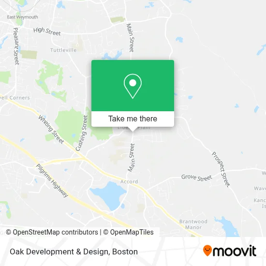 Oak Development & Design map
