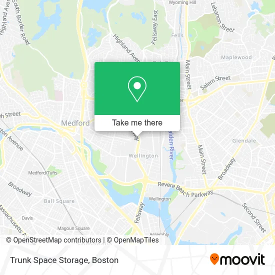 Trunk Space Storage map